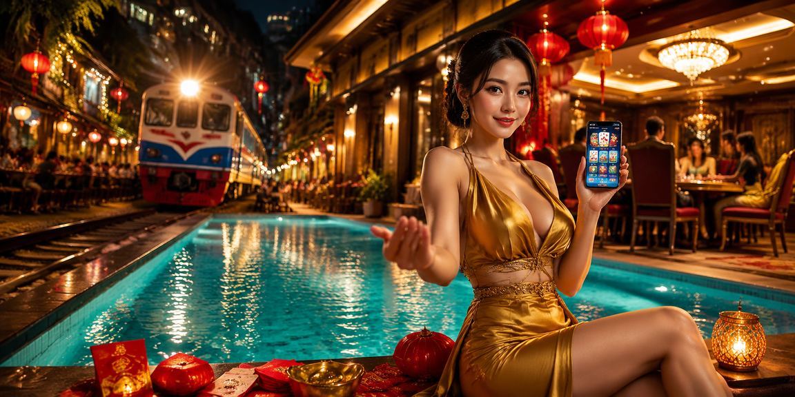 Người chơi Hà Nội tham gia game bài casino trực tuyến dưới ánh đèn lồng
