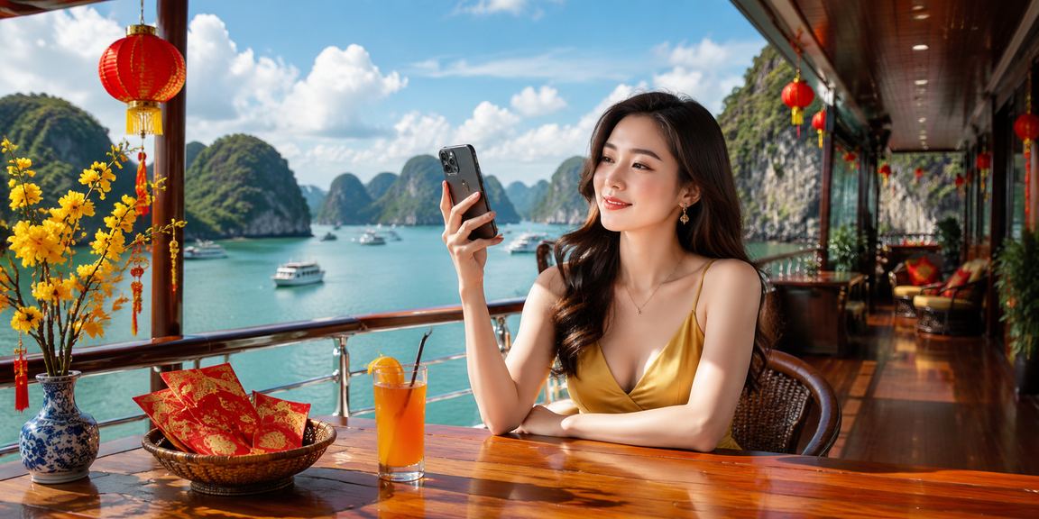 Phong bì đỏ may mắn và cà phê Hà Nội – biểu tượng dịch vụ trực tuyến Việt Nam