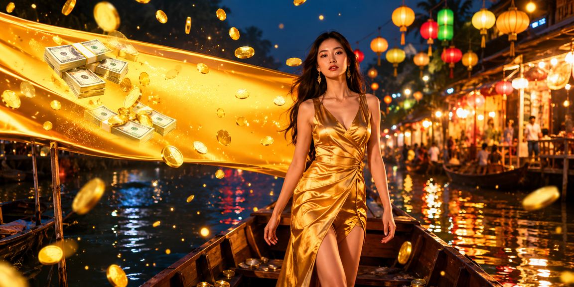 Chợ đêm Mekong với không khí nhận cashback và bonus VIP về đêm
